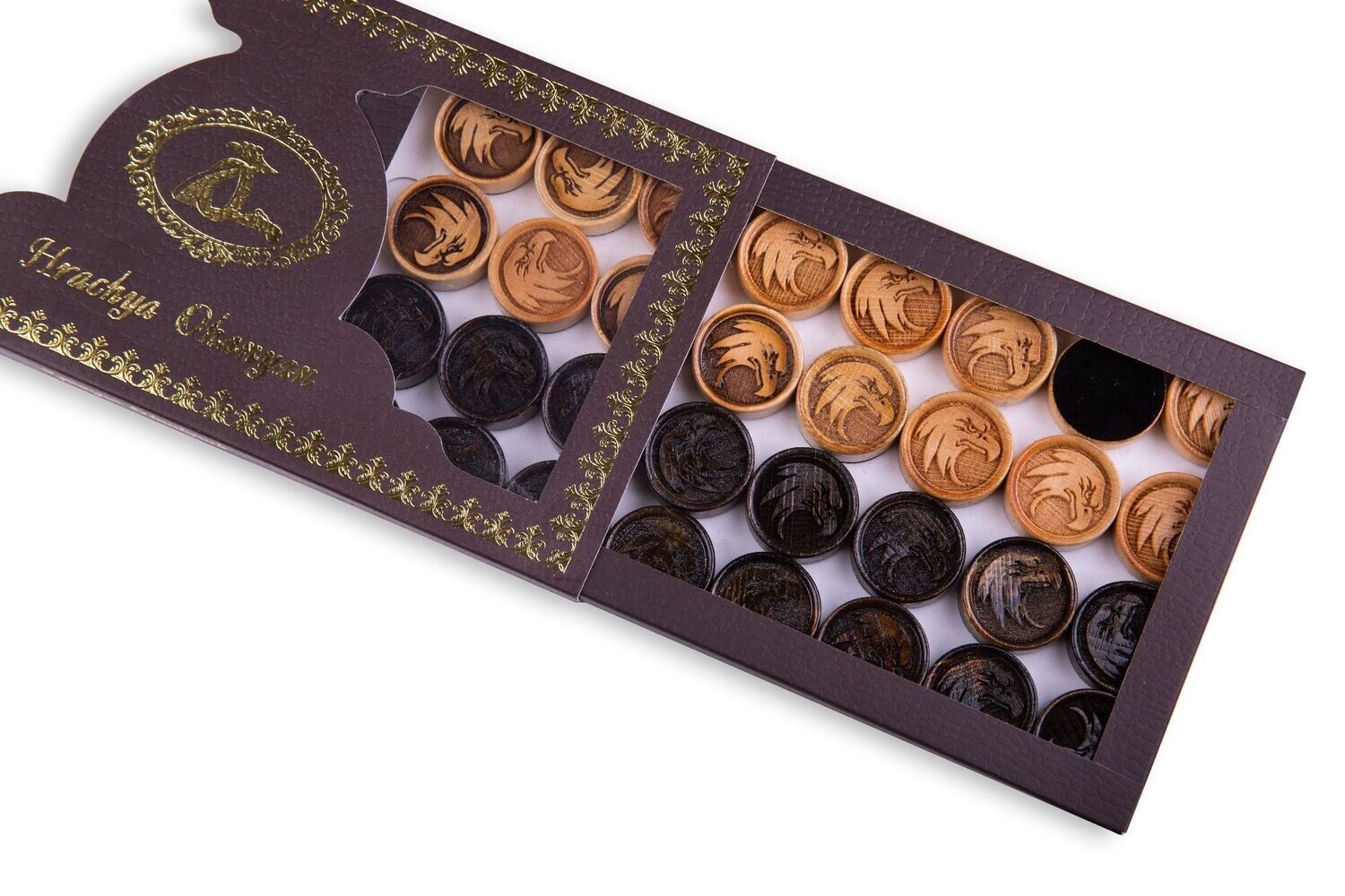 Custom Backgammon Pieces Engraving