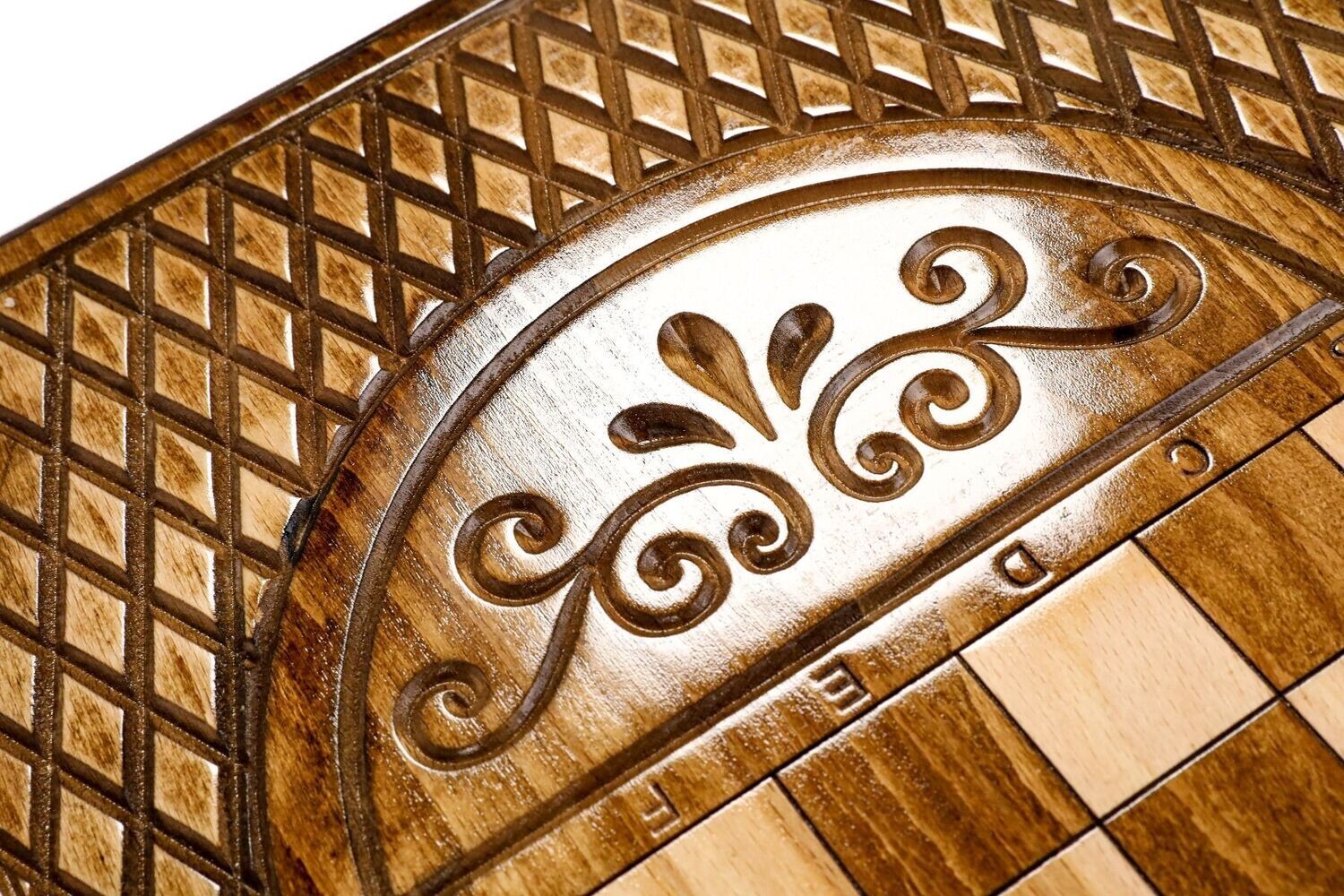 Ornamental motif backgammon classic