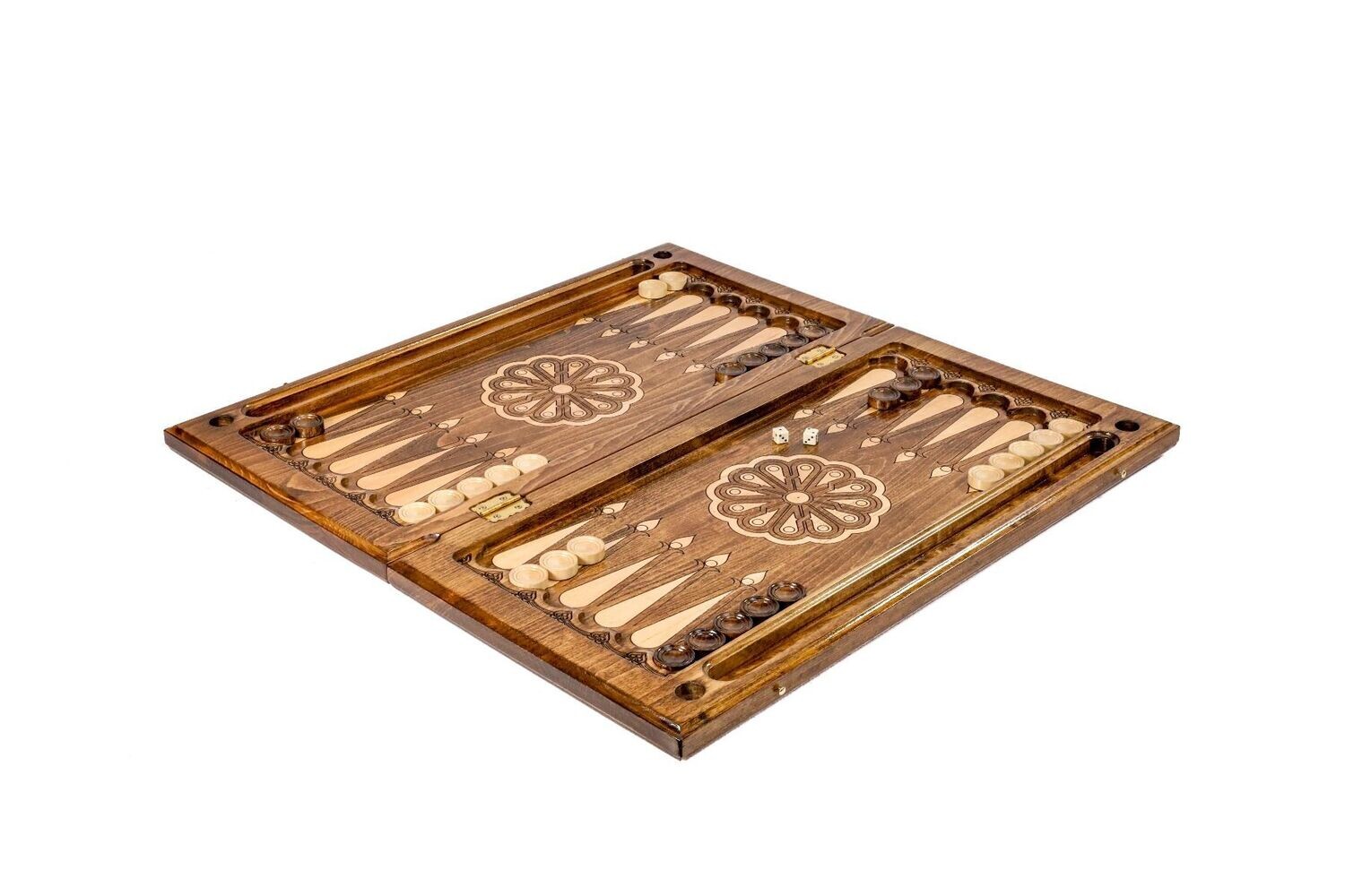 Ornamental motif backgammon classic