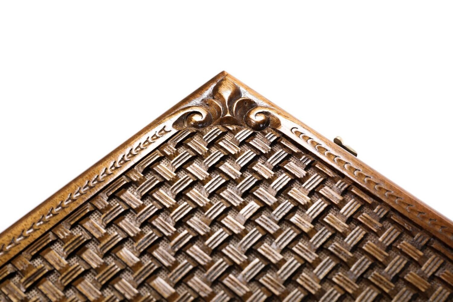 Coat of Arms of Armenia classic backgammon with incrustation and braid motif