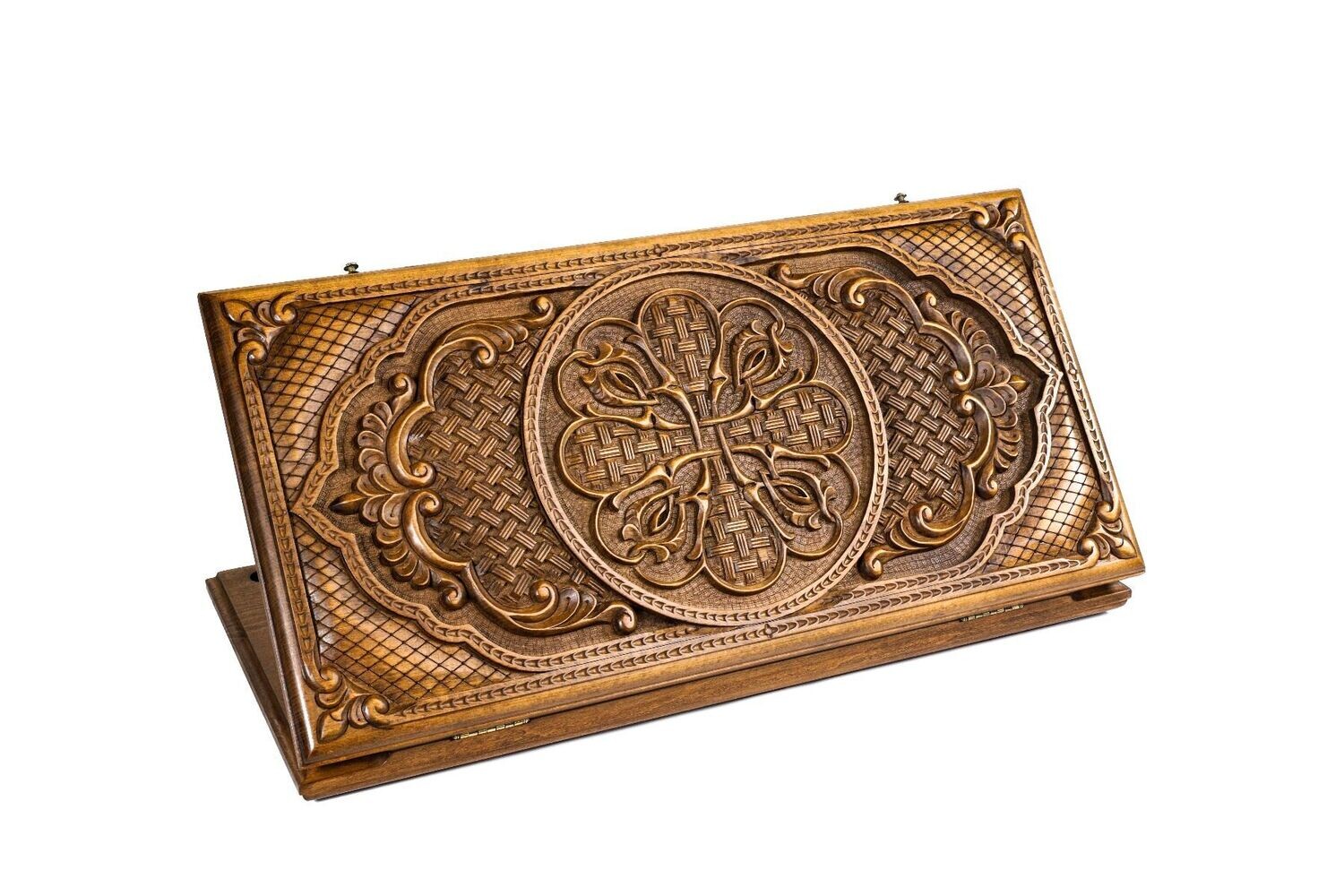 Ornamental bas-relief backgammon classic 24&quot;X12&quot;X 2&quot;