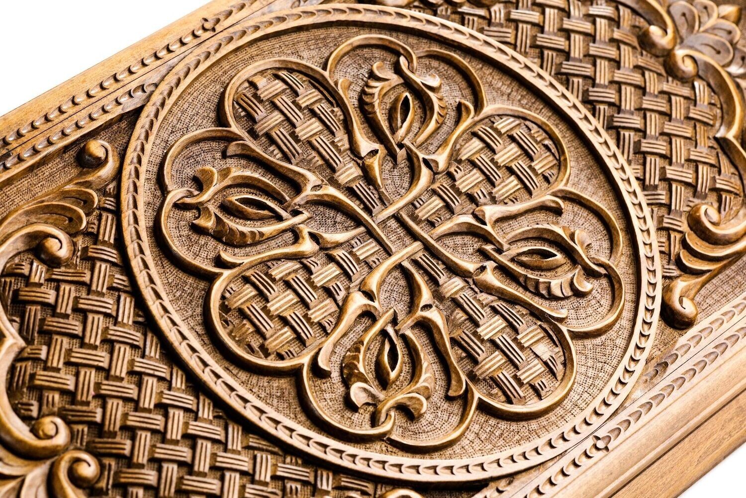 Ornamental bas-relief backgammon classic 24&quot;X12&quot;X 2&quot;