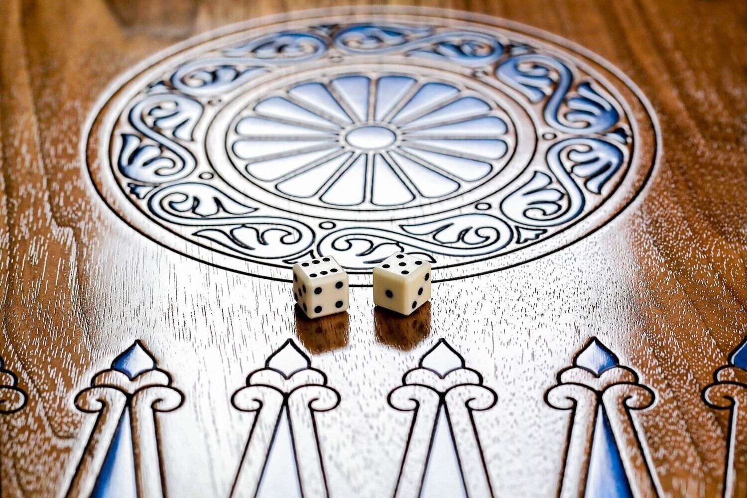 Epoxy Trees backgammon two-sided classic 24x12x2&quot;