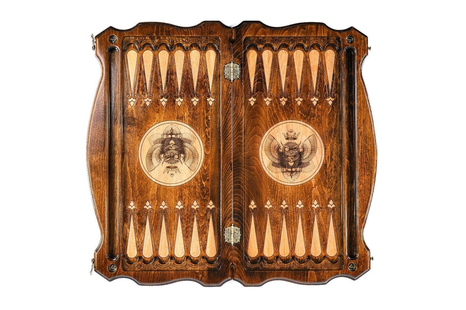 Owl backgammon copyrighted contour outline 24x12x2&quot;