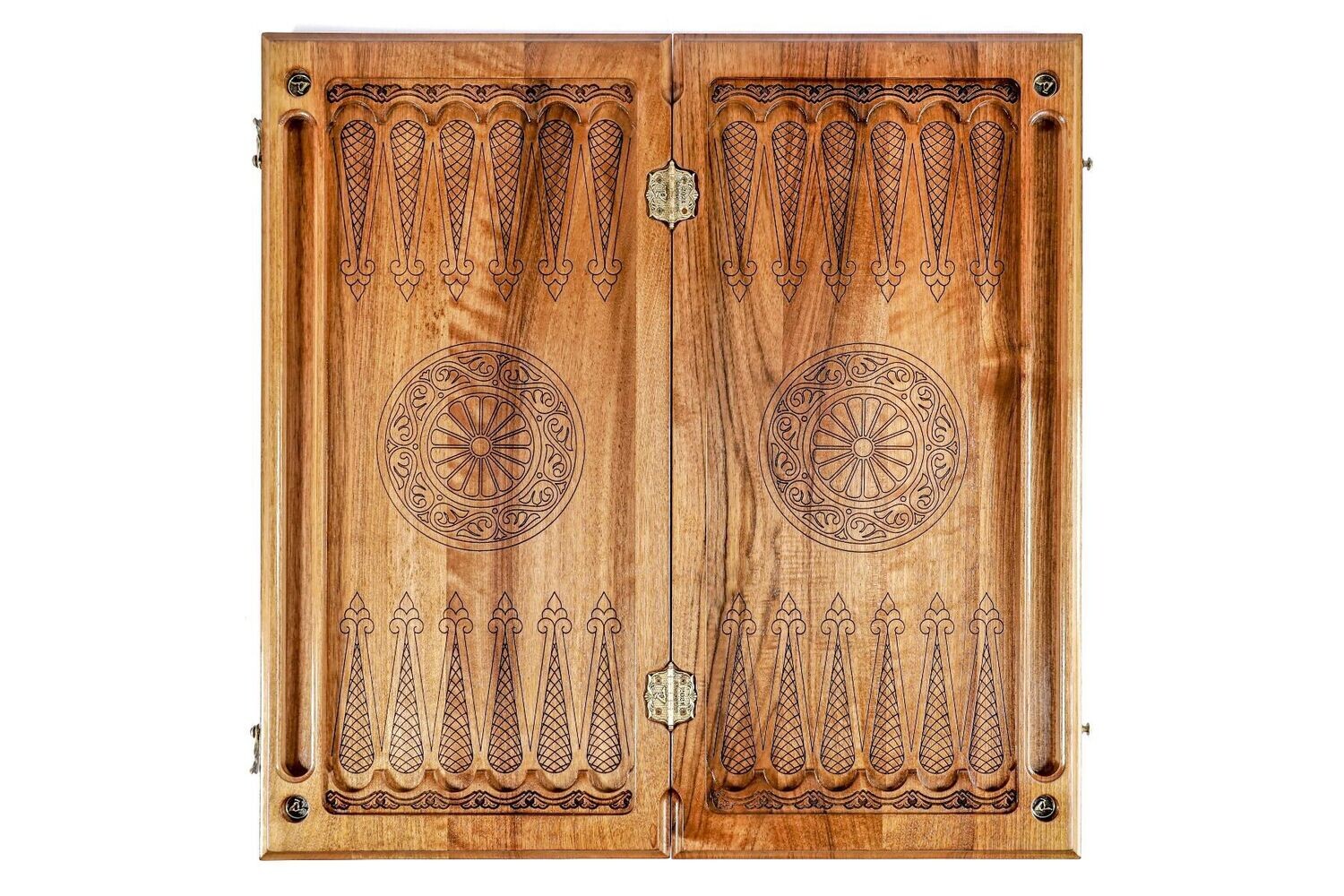 Abstract-epoxy backgammon two-sided classic