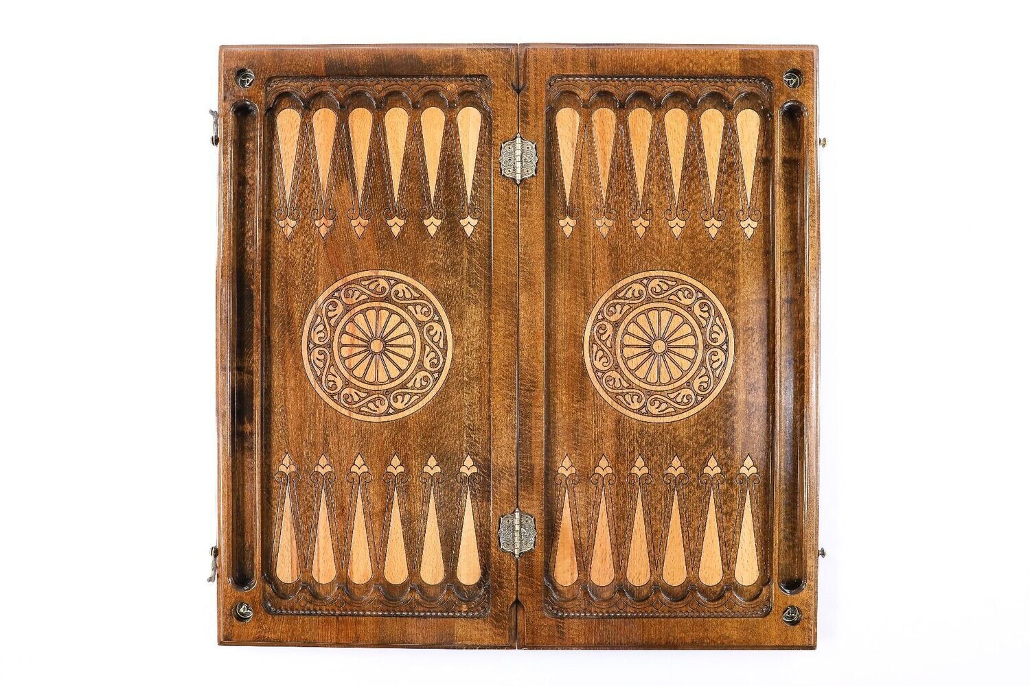 Backgammon Ararat with braid pattern ornaments classic