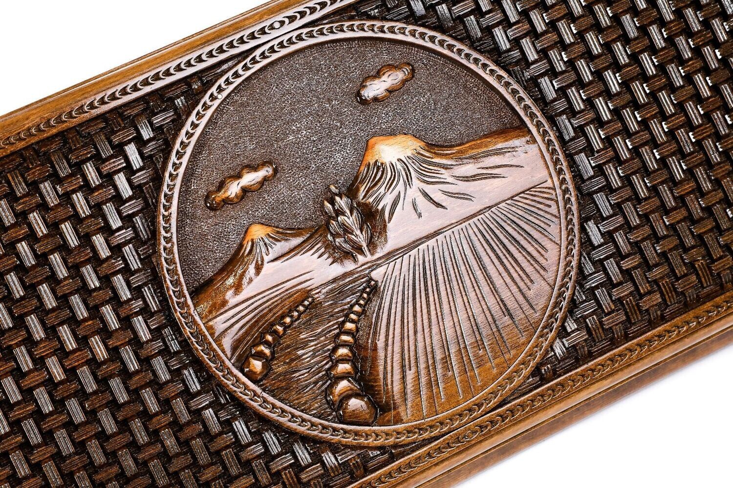 Backgammon Ararat with braid pattern ornaments classic