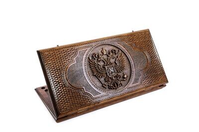 Backgammon Coat of Arms of Russian Federation classic