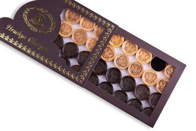 Backgammon pieces Coat of arms of the Russian Federation