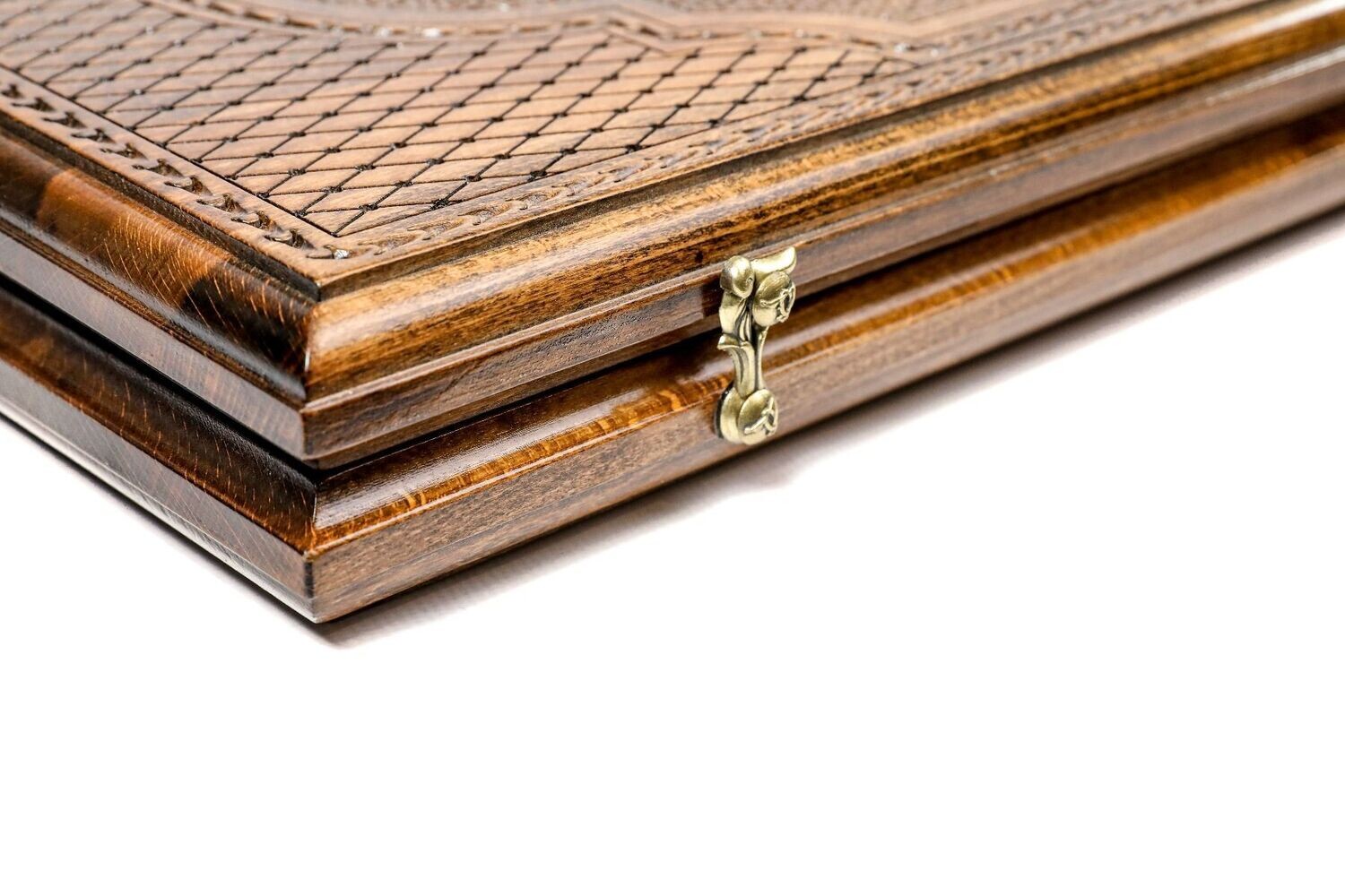Pomegranate-grapes Backgammon with braid motif classic 24x12&quot;x2
