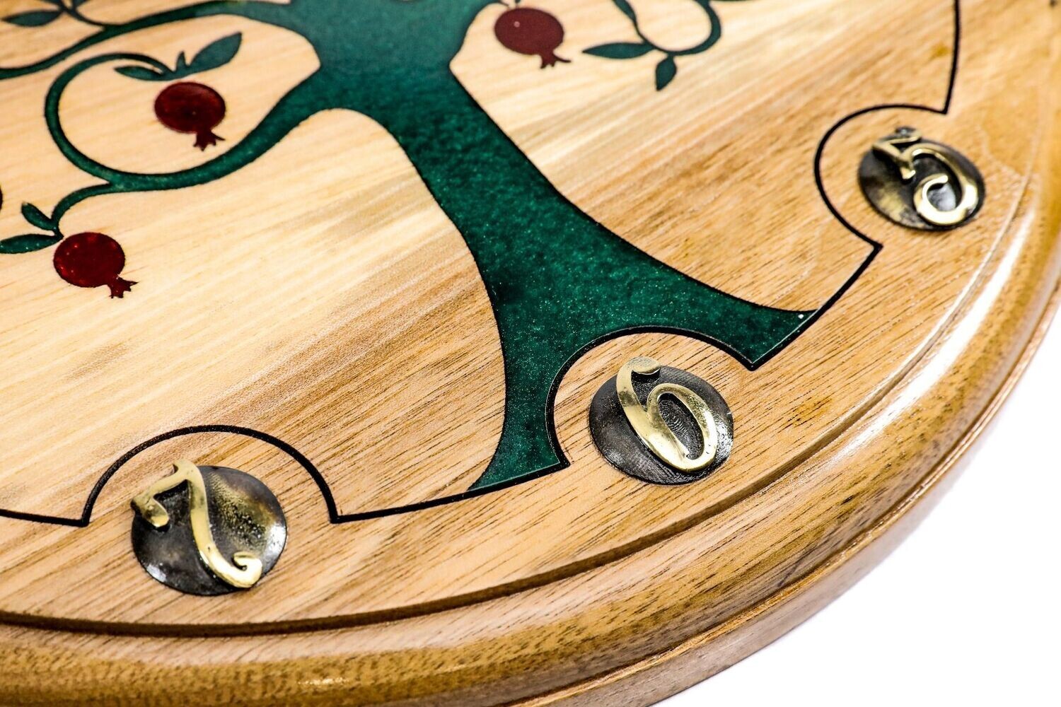 Wall Clock Pomegranate tree 14&quot;