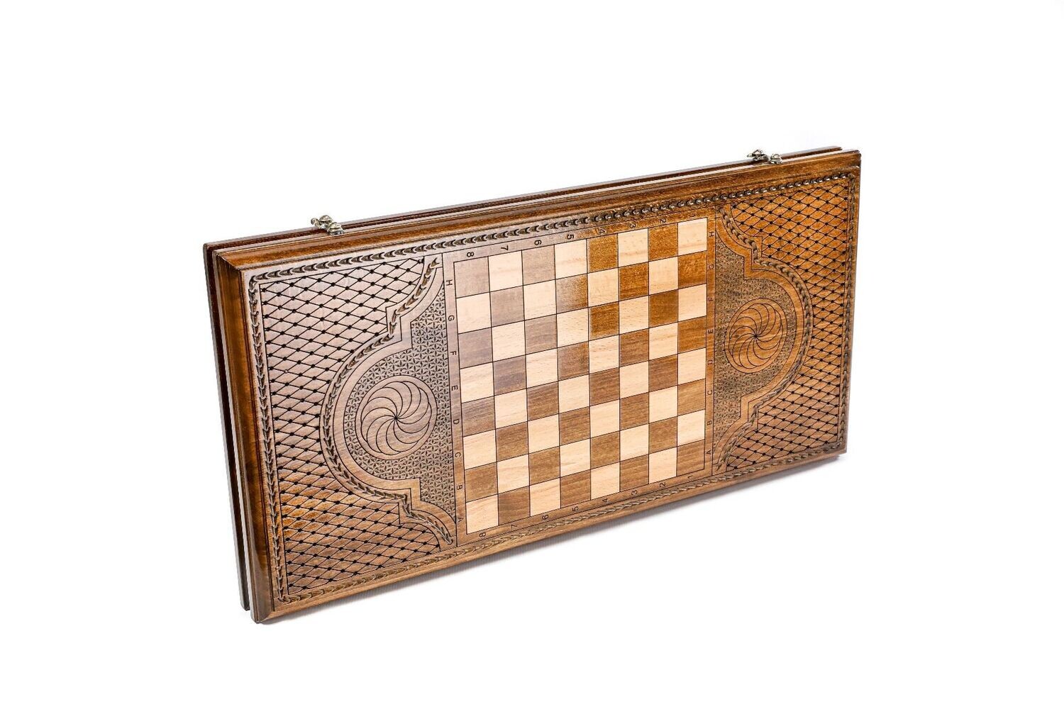 Horse backgammon classic 24 x 12 x 2&quot;