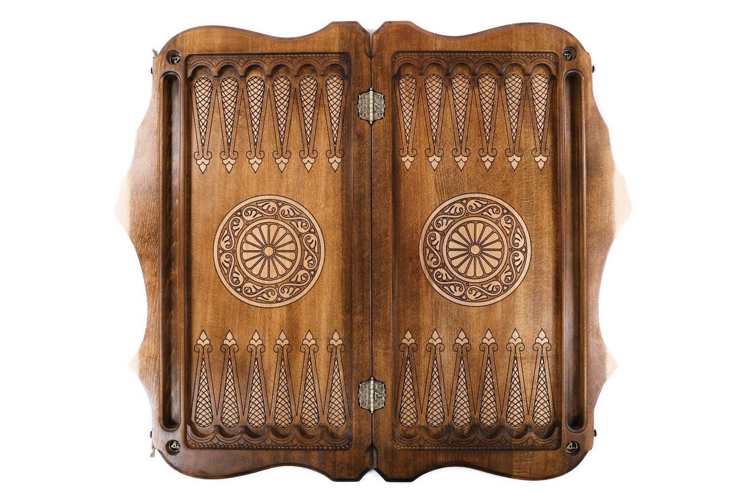 Backgammon Deer with copyrighted Mount Ararat outline 24&quot; x 12&quot;