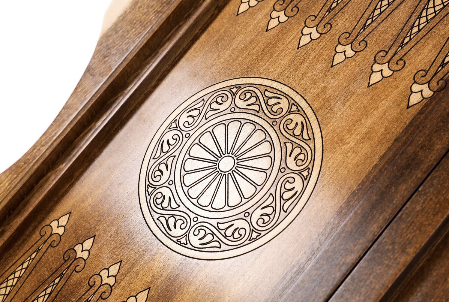 Backgammon Deer with copyrighted Mount Ararat outline 24&quot; x 12&quot;