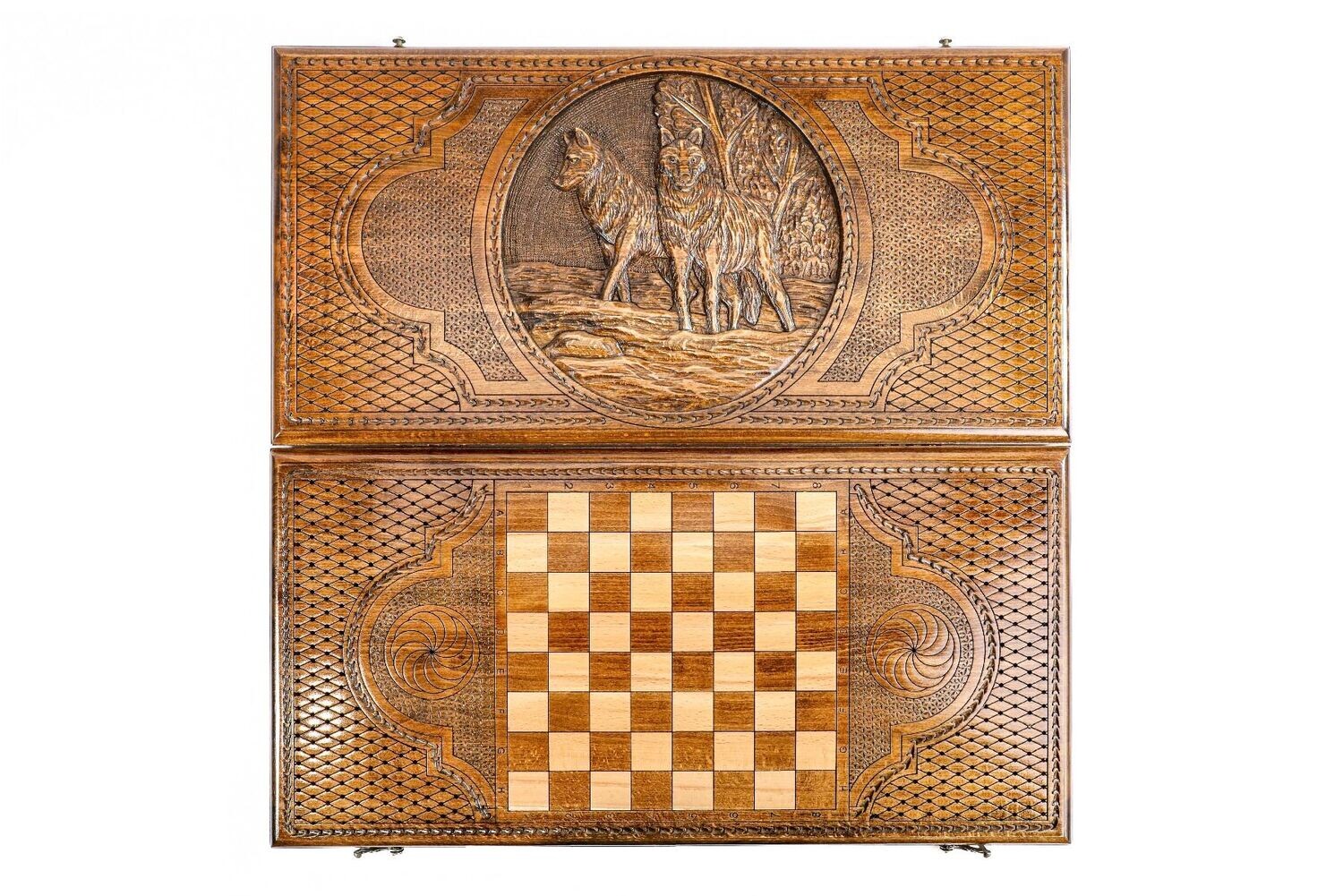 Backgammon Wolf classic 24 x 12 x 2&quot;