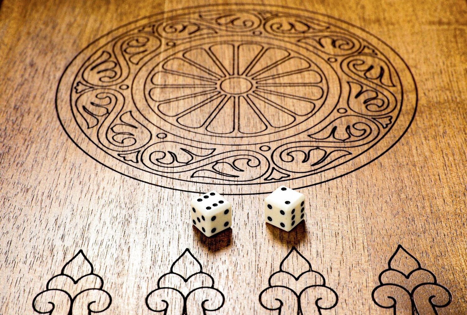 Coat of Arms of Georgia backgammon classic 24 x 12 x 2&quot;