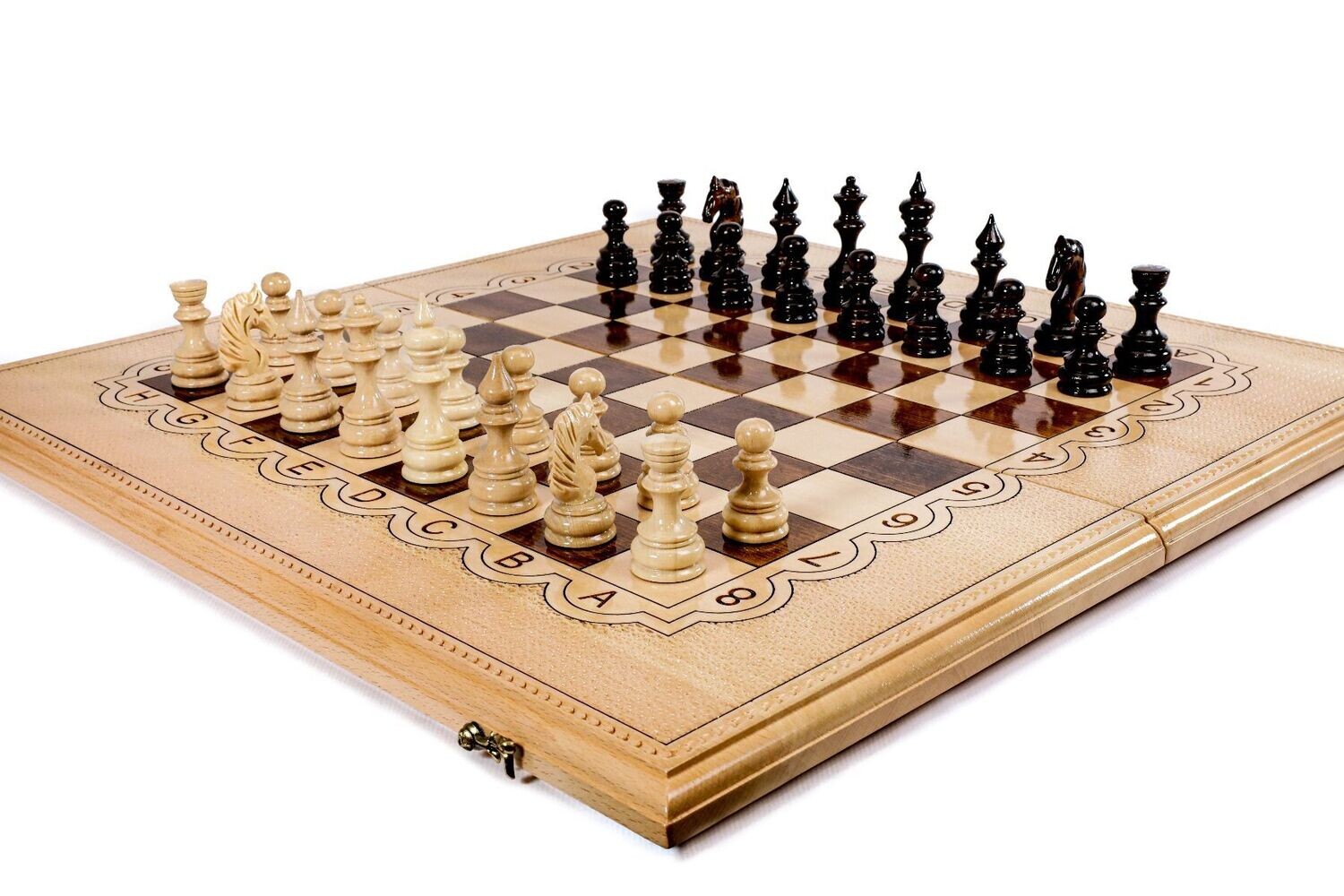 Chess-backgammon classic 27 x 27 x 2
