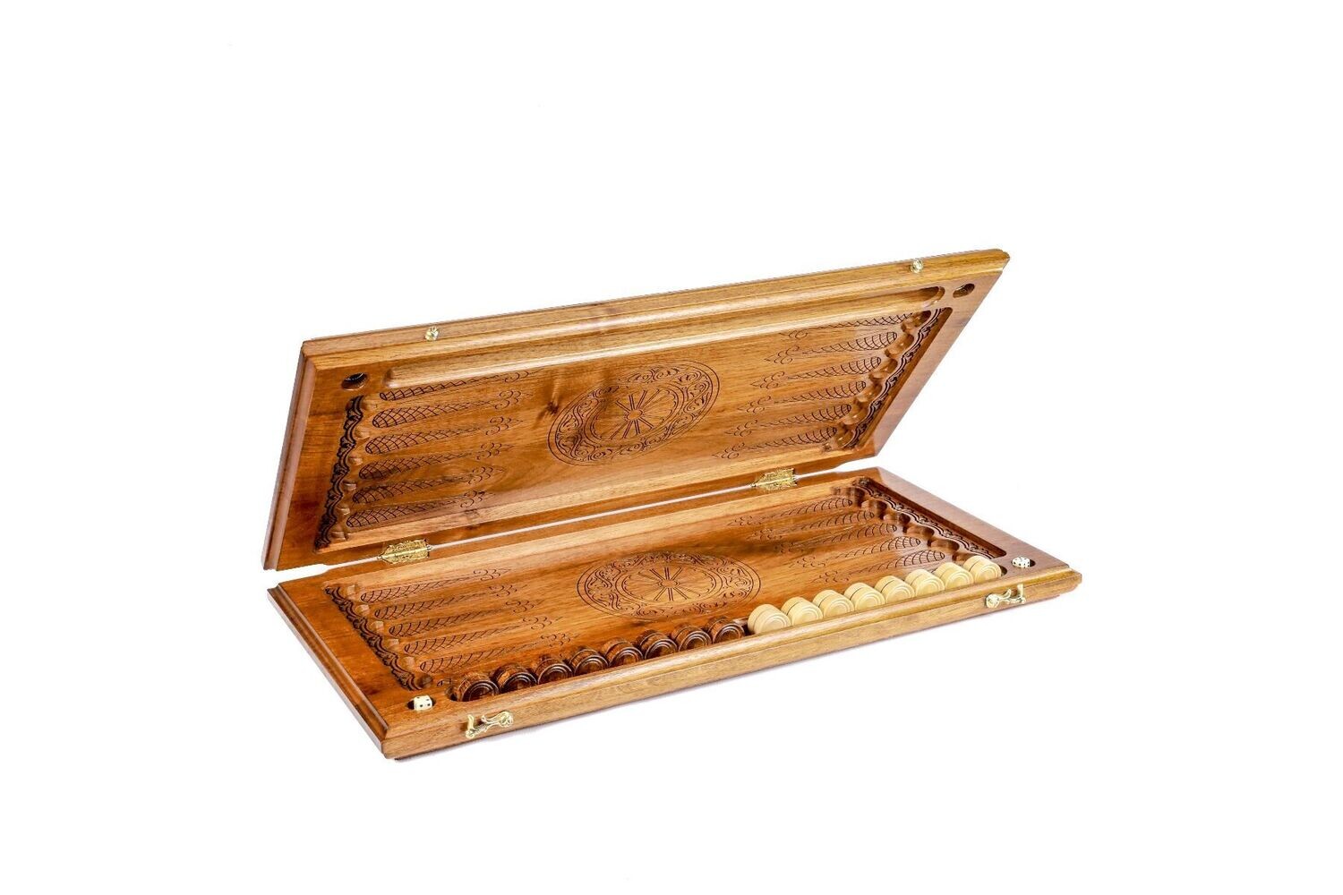 Coat of Arms of Georgia backgammon classic 24 x 12 x 2&quot;