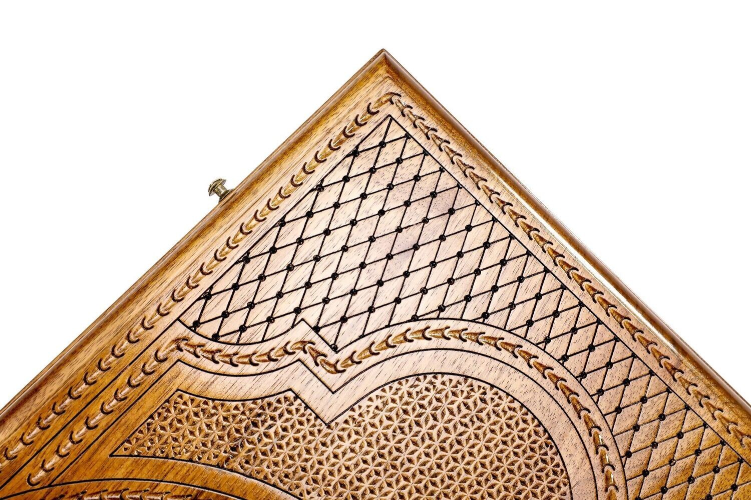 Coat of Arms of Georgia backgammon classic 24 x 12 x 2&quot;