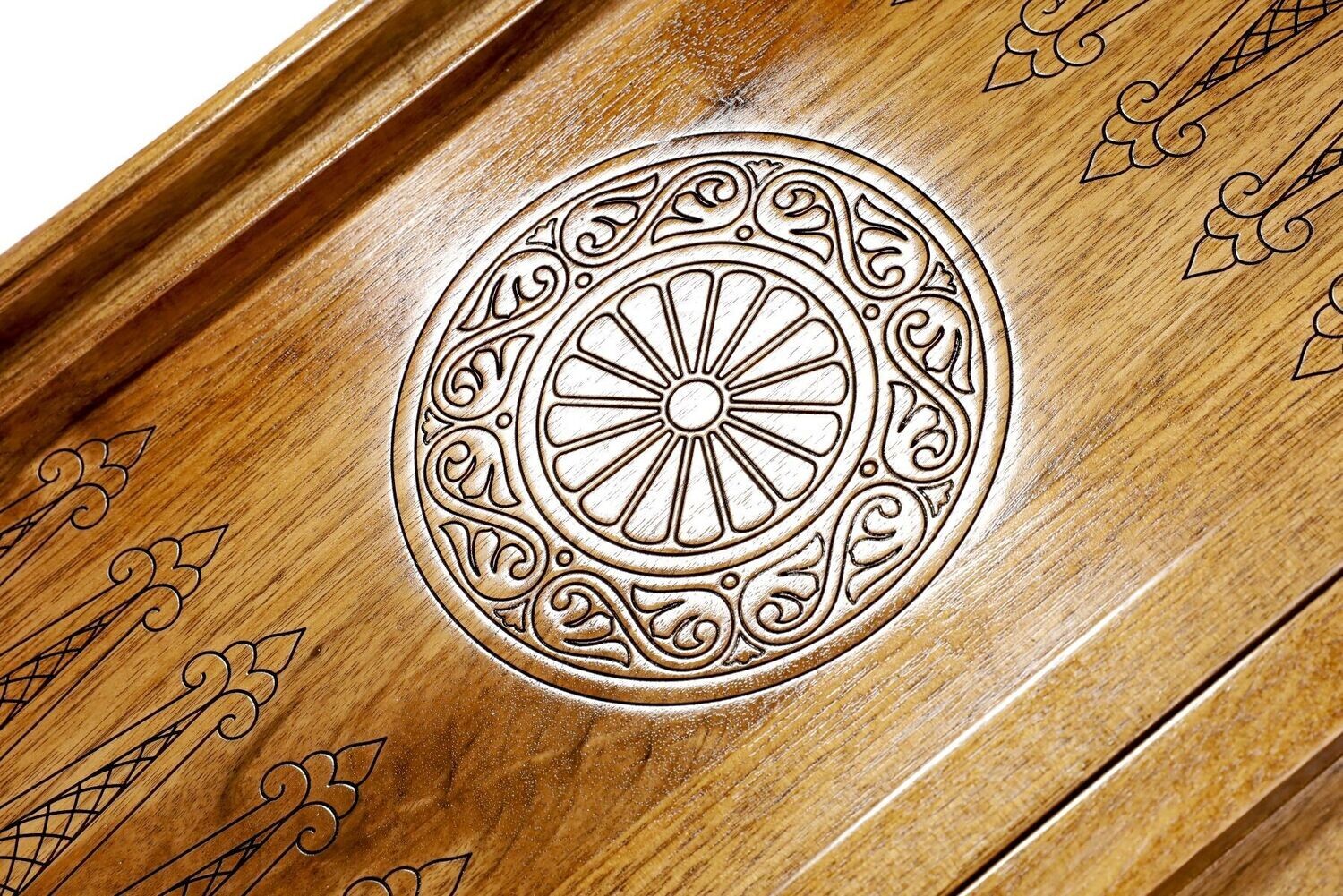 Coat of Arms of Georgia backgammon classic 24 x 12 x 2&quot;
