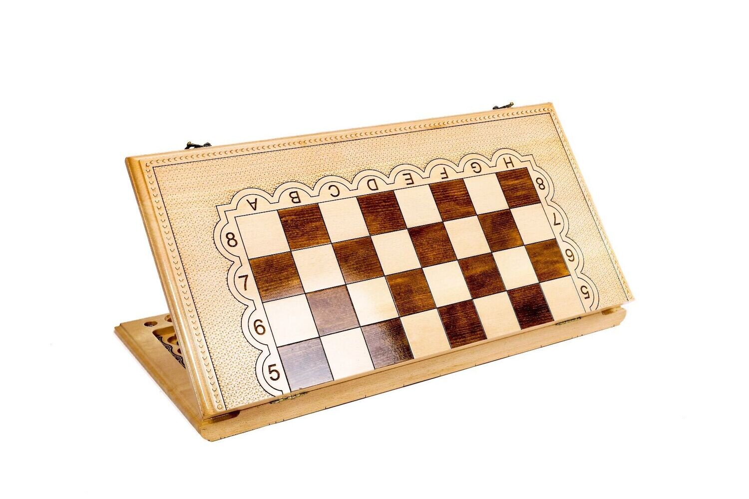 Chess-backgammon classic 27 x 27 x 2