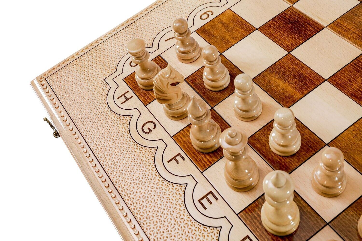 Chess-backgammon classic 27 x 27 x 2