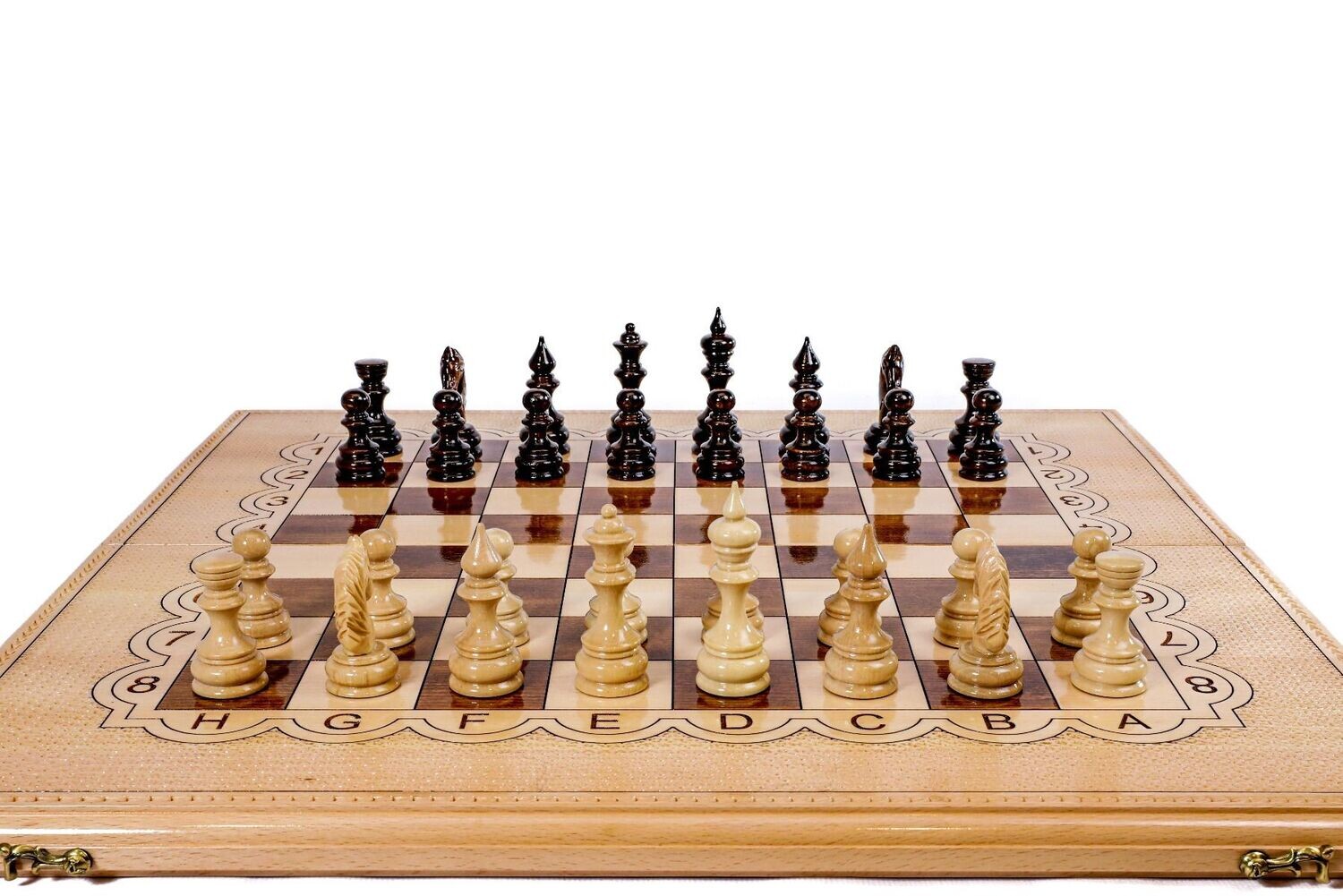 Chess-backgammon classic 27 x 27 x 2