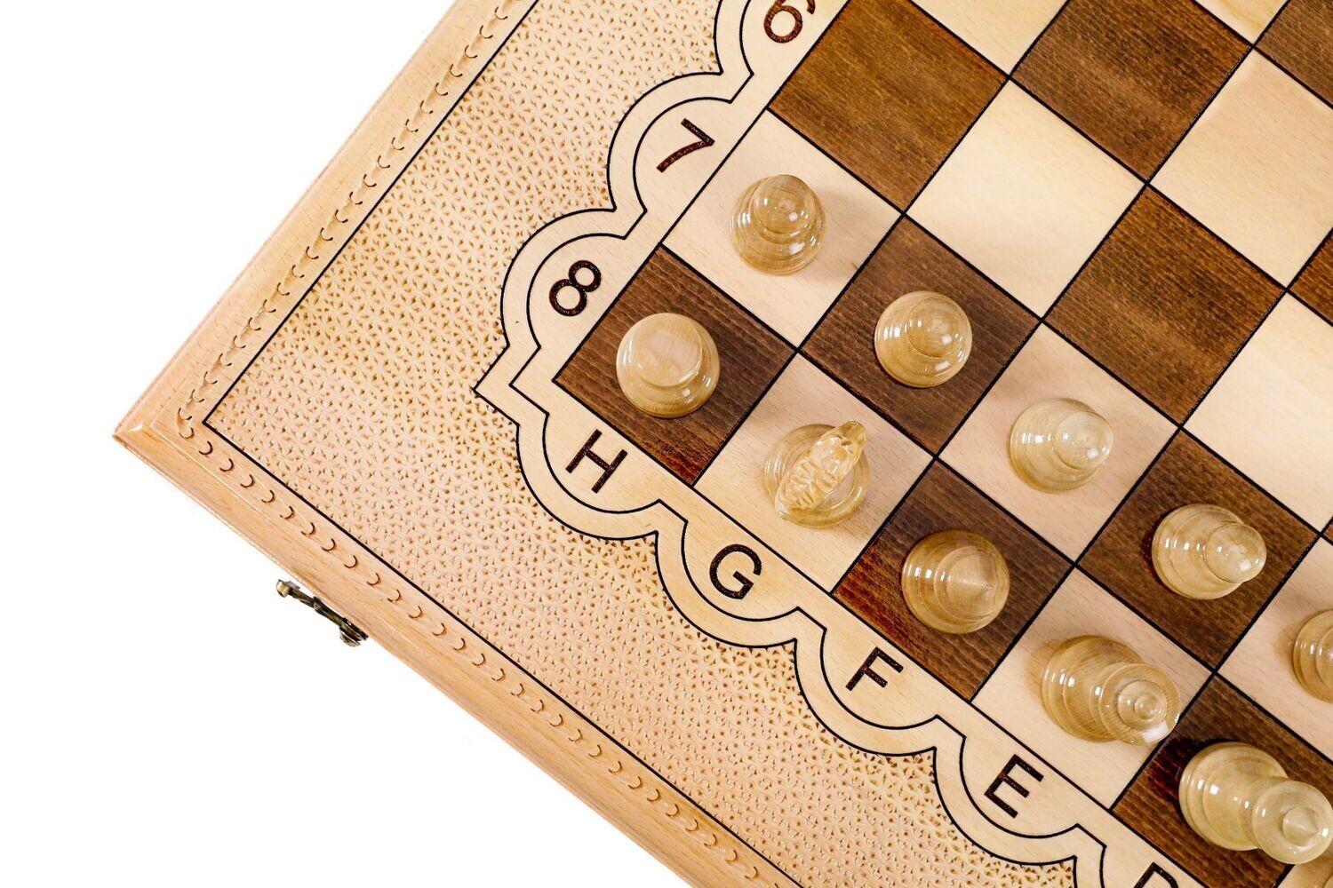 Chess-backgammon classic 27 x 27 x 2