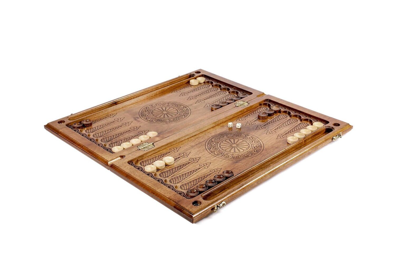 Coat of Arms of Georgia backgammon classic 24 x 12 x 2&quot;