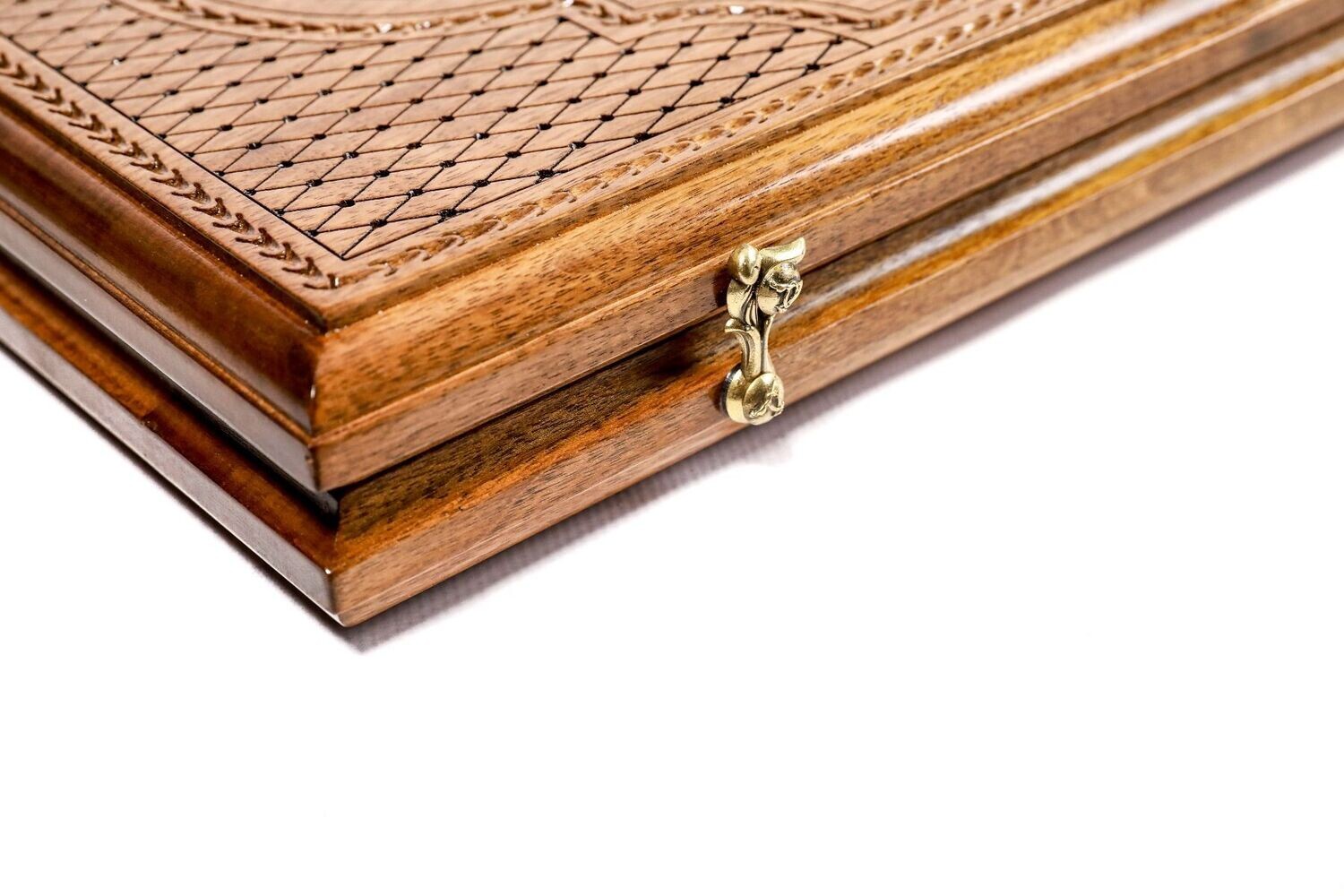 Coat of Arms of Georgia backgammon classic 24 x 12 x 2&quot;