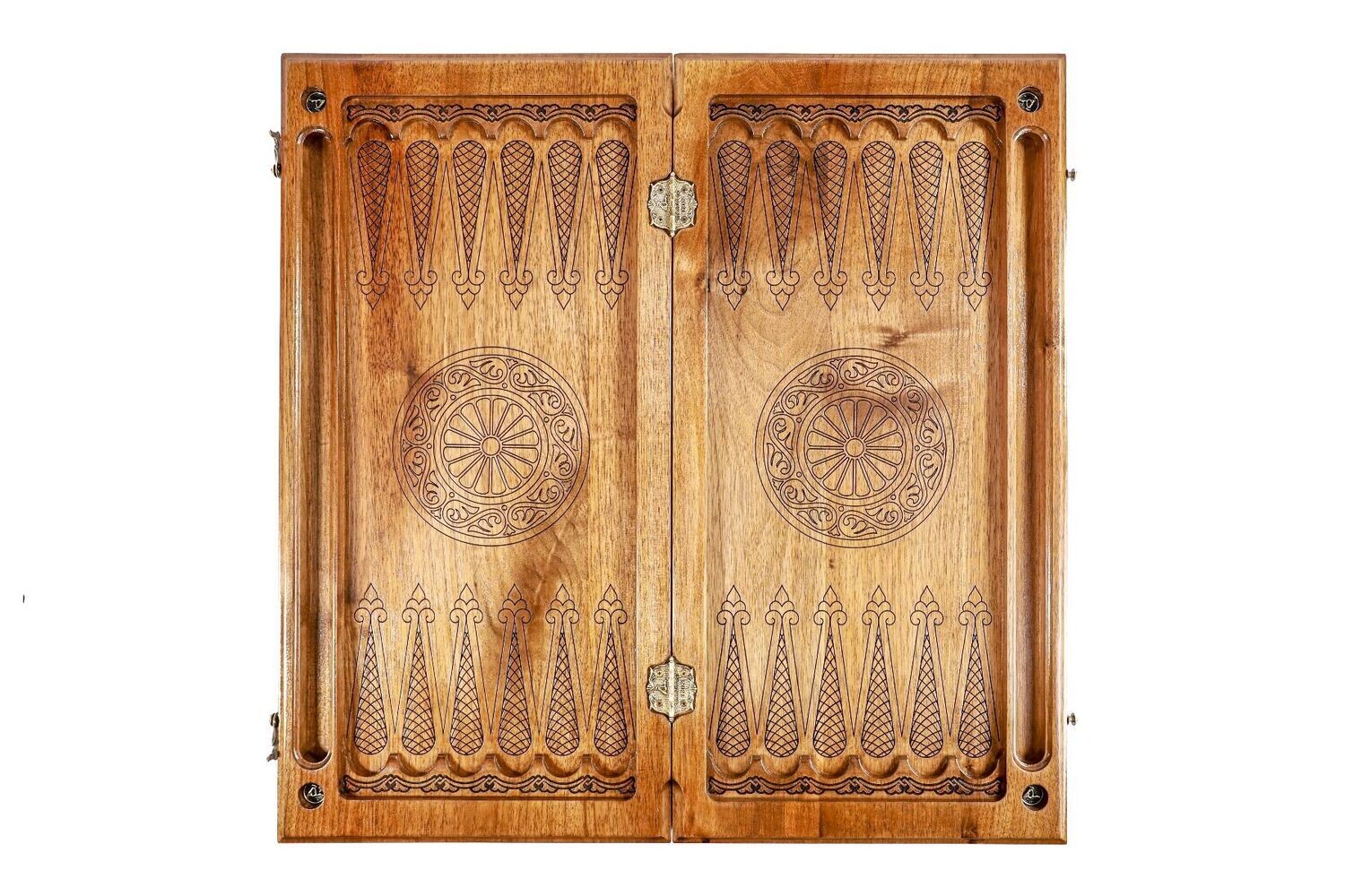 Coat of Arms of Georgia backgammon classic 24 x 12 x 2&quot;