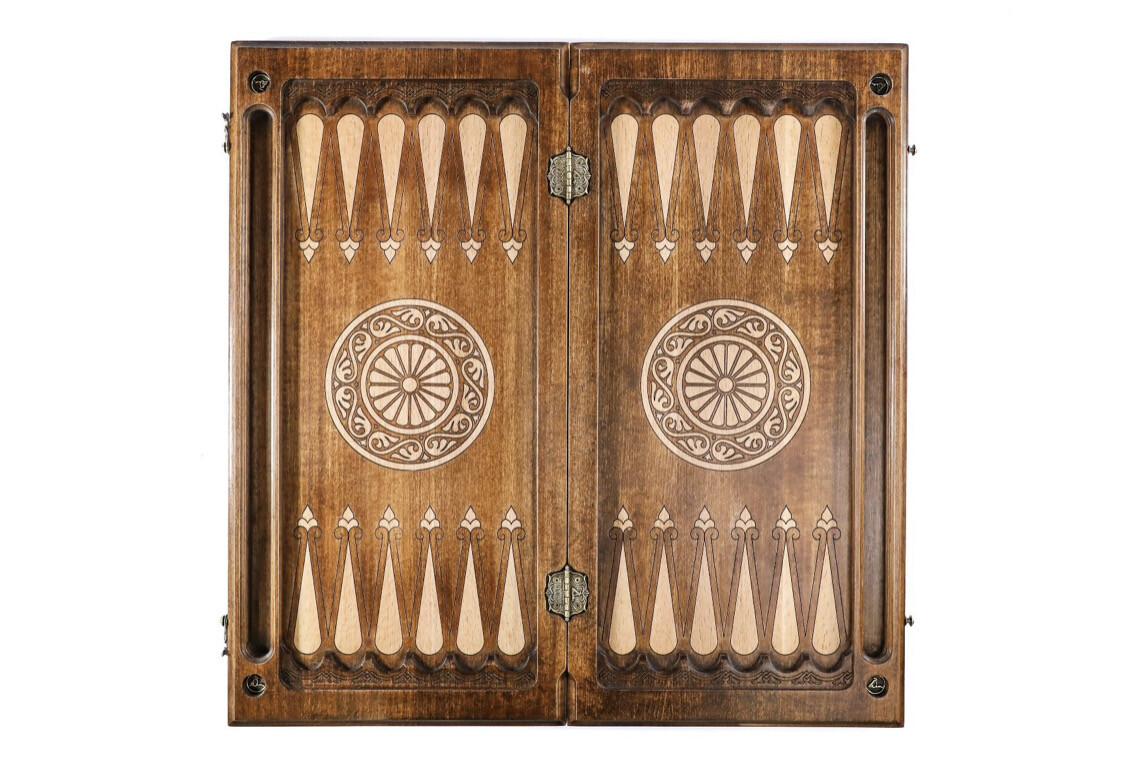 Backgammon Set Ornament 24&quot; x 12&quot;