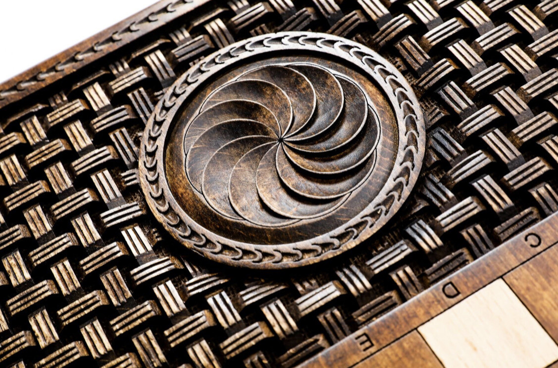 Backgammon Set Ornament 24&quot; x 12&quot;