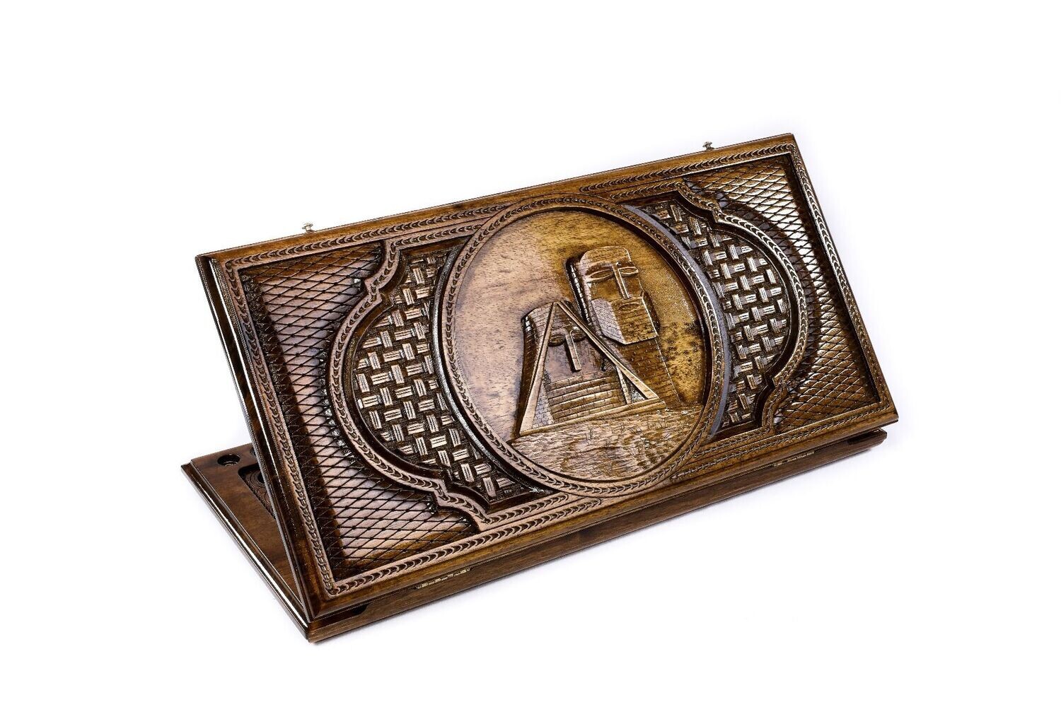 Backgammon Artsakh with complex elements classic 24&quot; x 12&quot; x 2&quot;