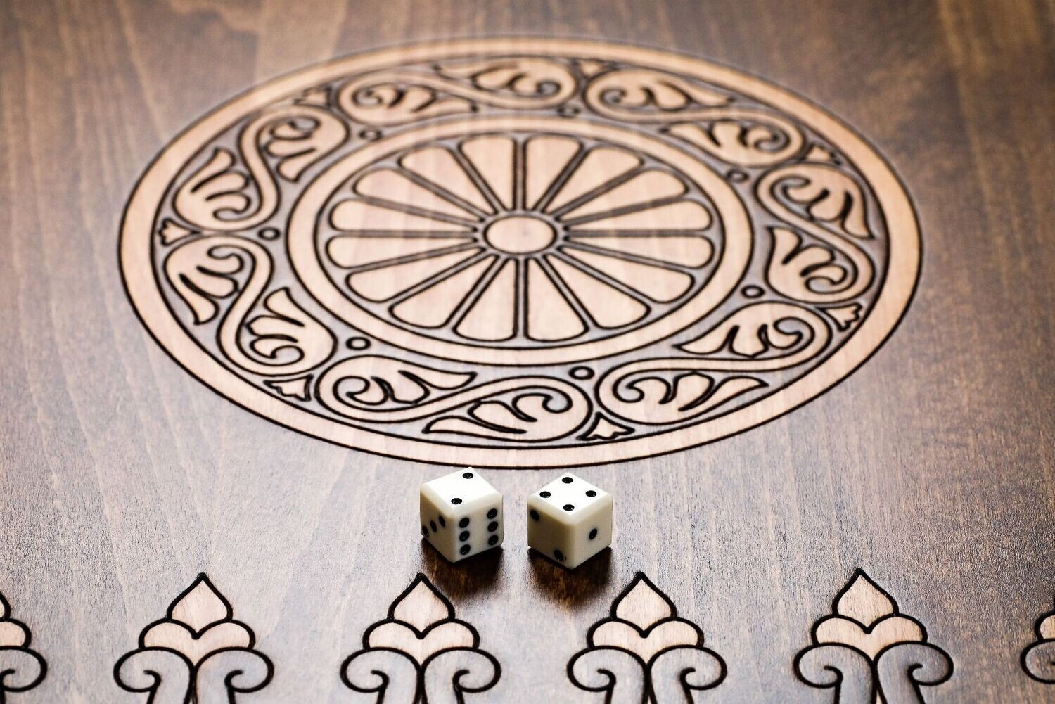 Backgammon Artsakh with complex elements classic 24&quot; x 12&quot; x 2&quot;