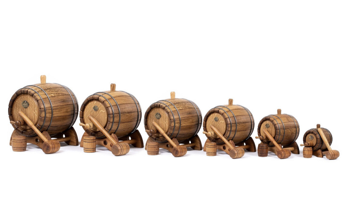 Barrel for aging cognac and wine