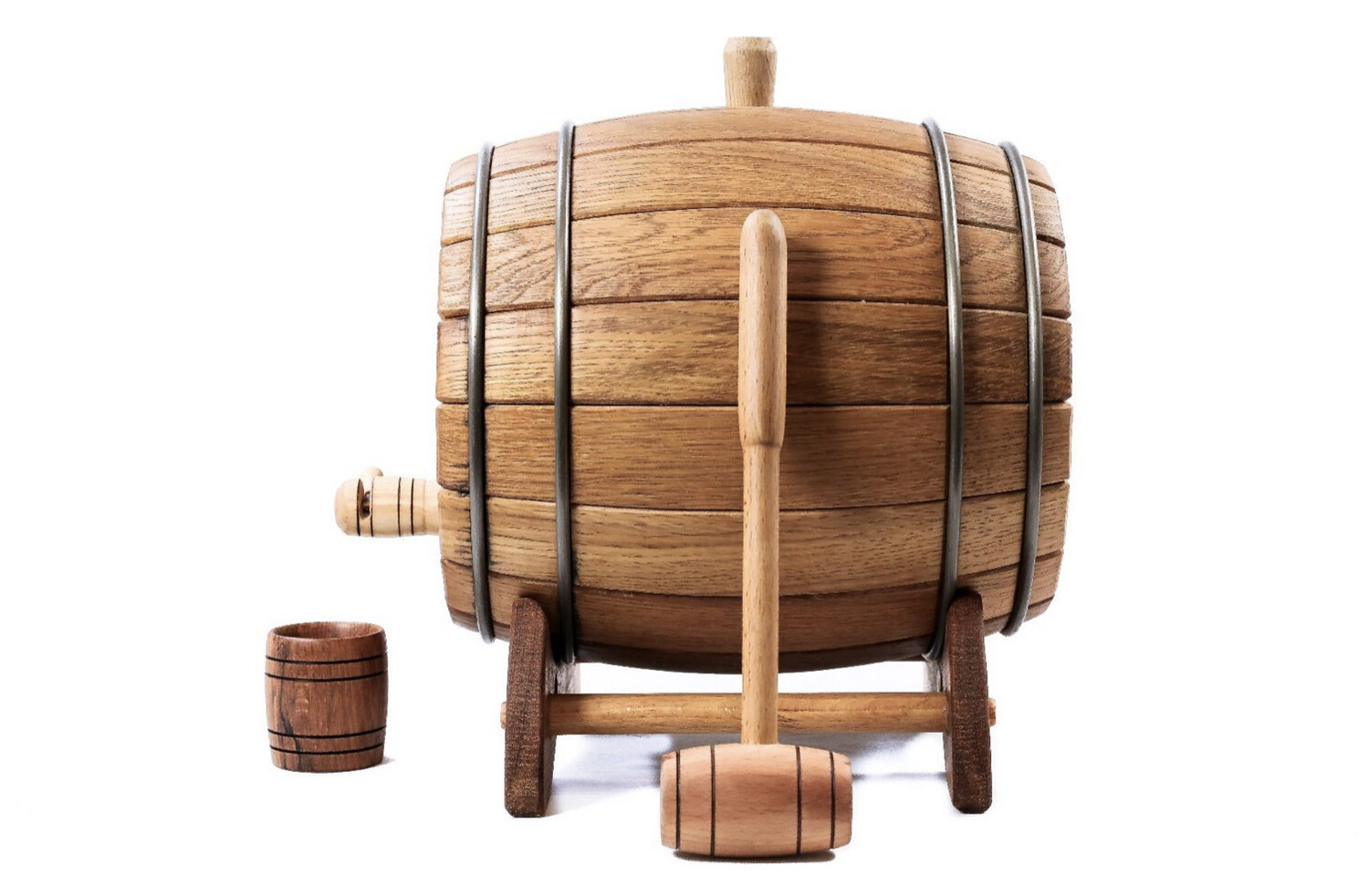Barrel for aging cognac and wine