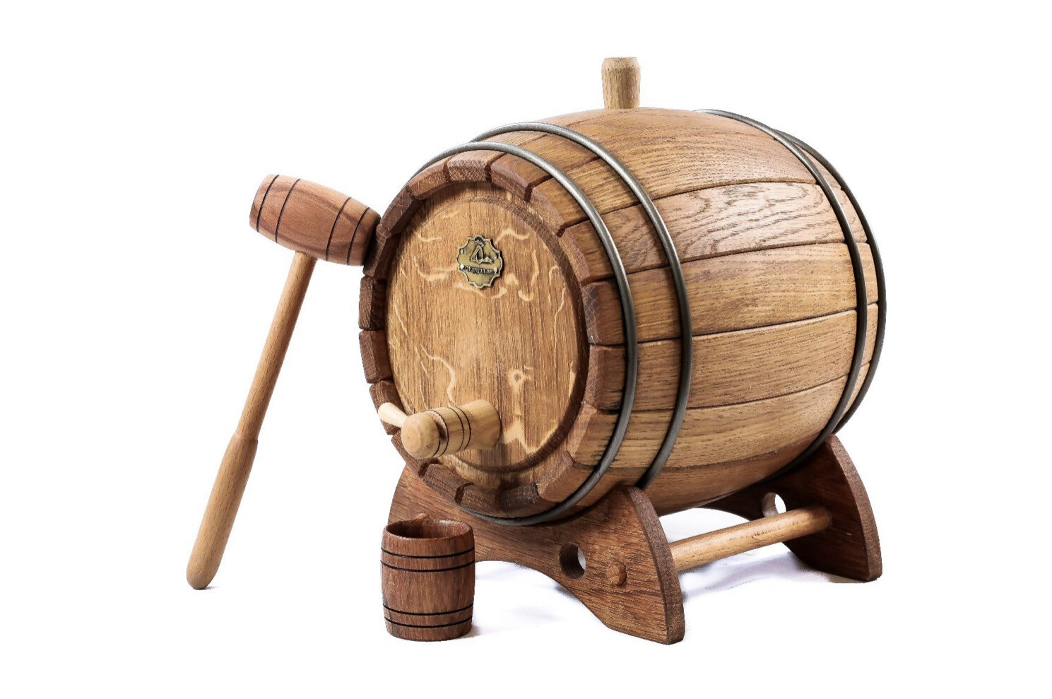 Barrel for aging cognac and wine