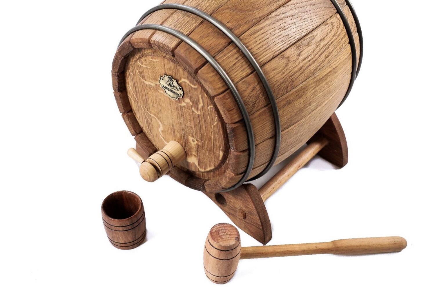 Barrel for aging cognac and wine