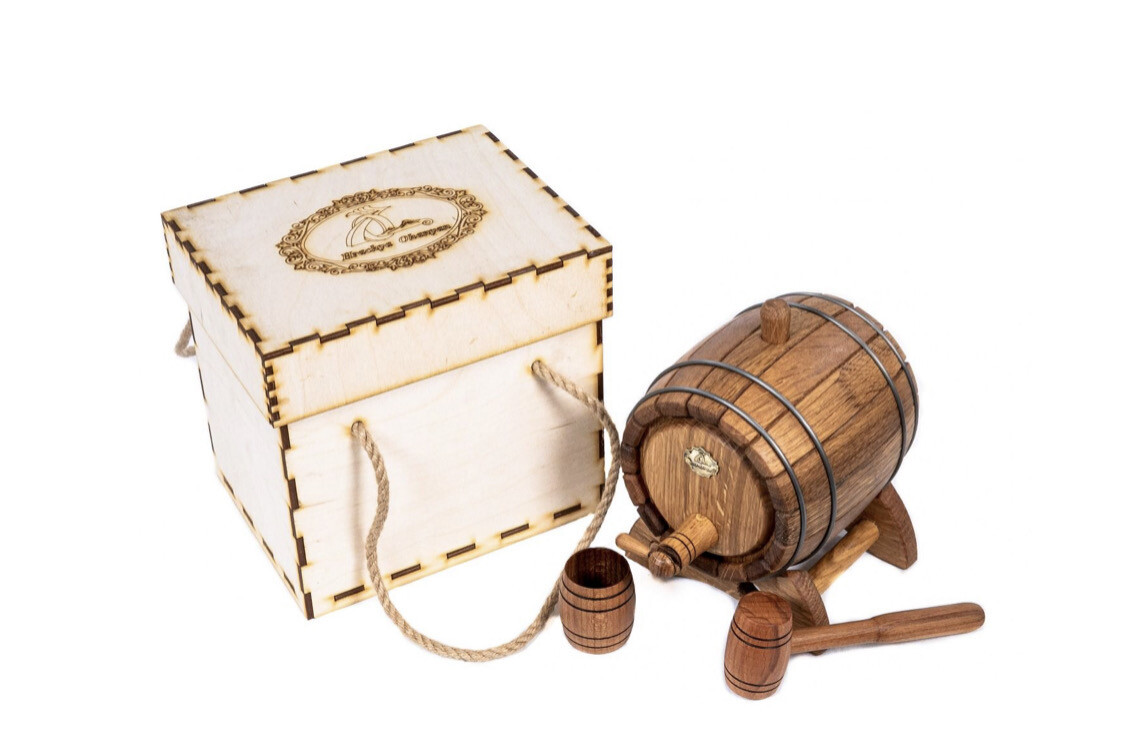 Barrel for aging cognac and wine