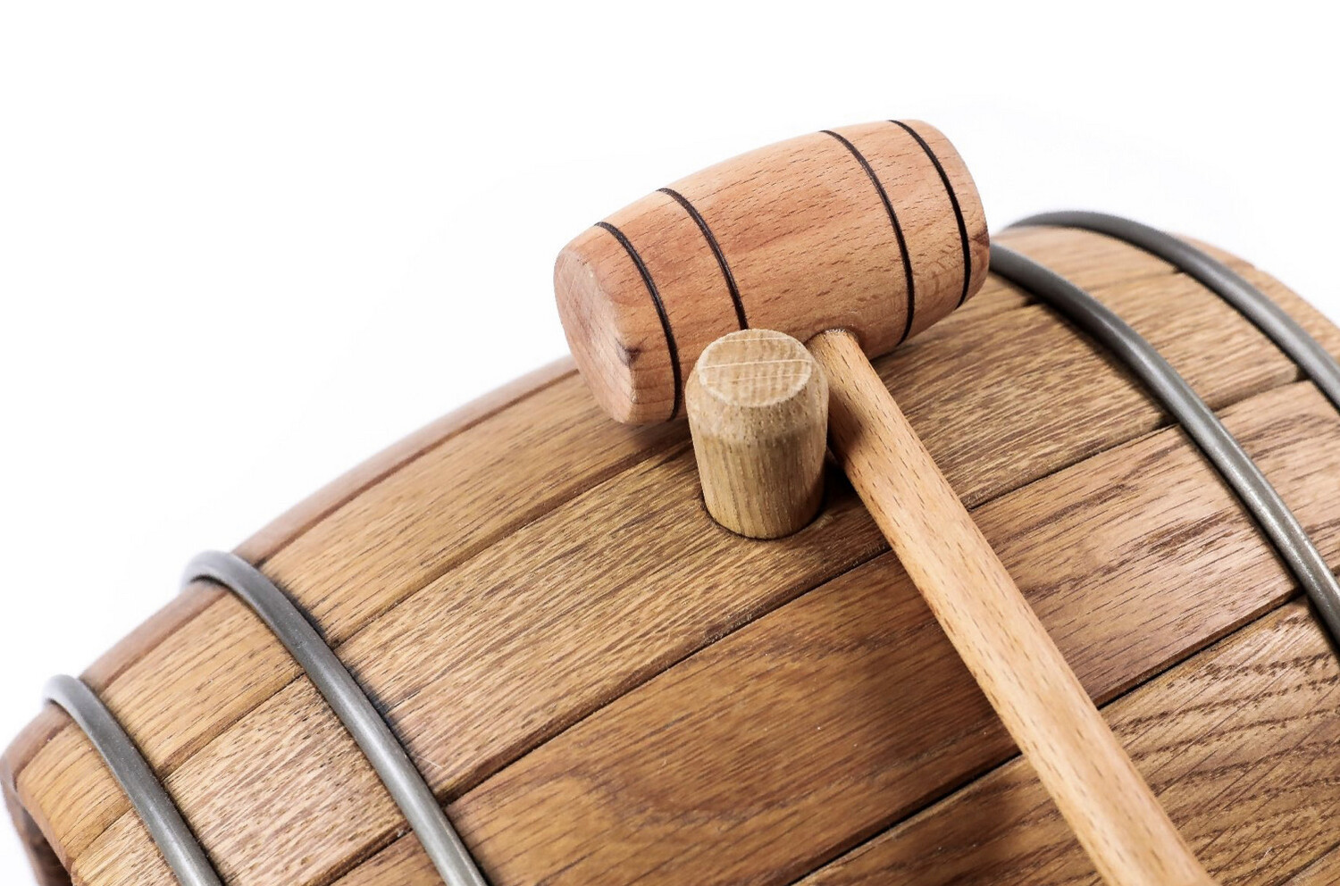 Barrel for aging cognac and wine