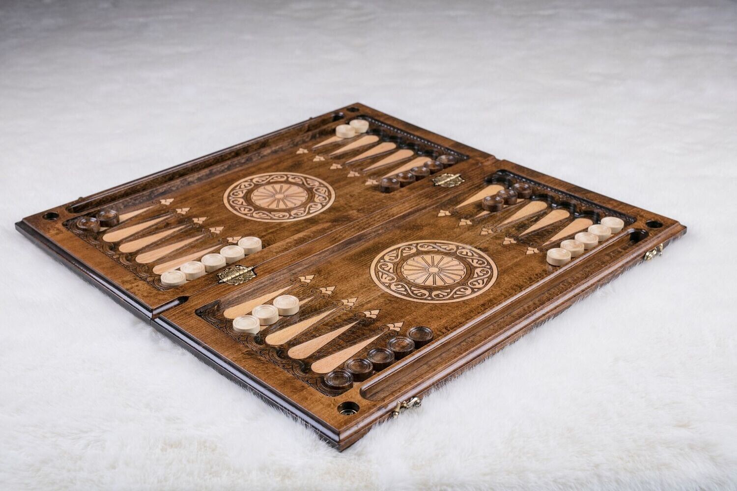 Backgammon Eternity Pattern 24&quot;x12&quot;x2&quot;