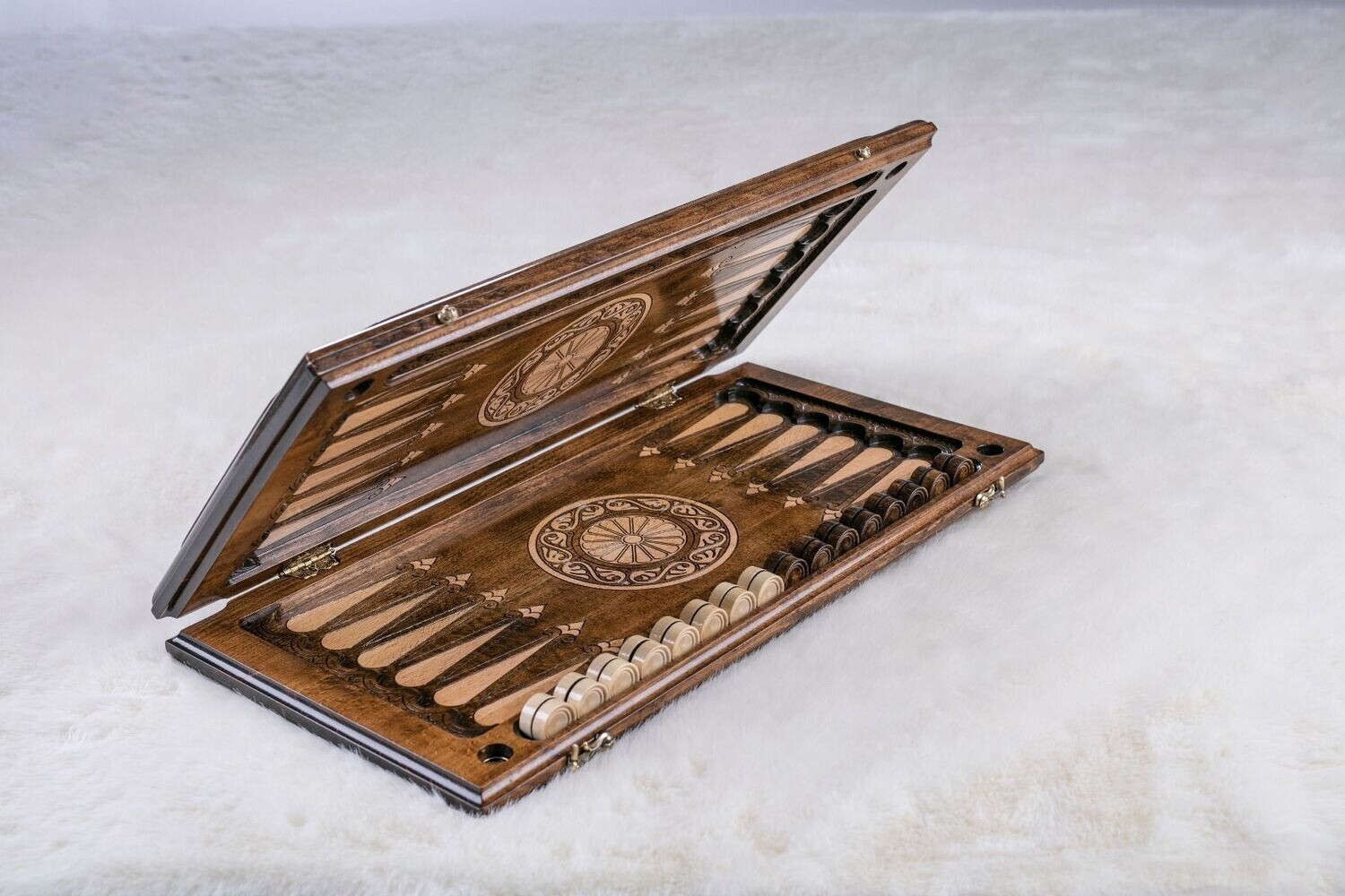 Backgammon Eternity Pattern 24&quot;x12&quot;x2&quot;