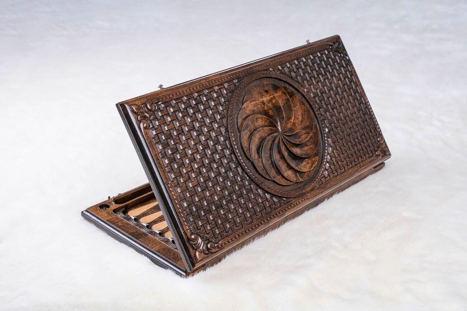 Backgammon Eternity Pattern 24&quot;x12&quot;x2&quot;