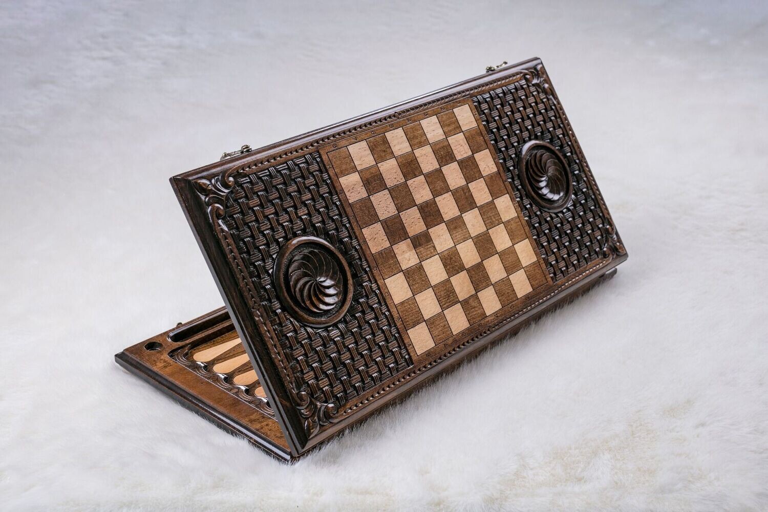 Backgammon Eternity Pattern 24&quot;x12&quot;x2&quot;