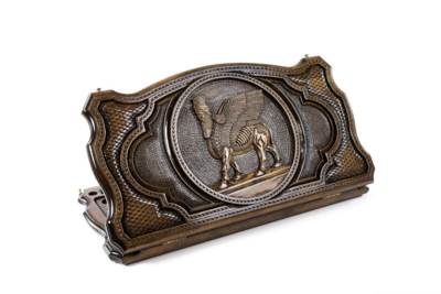 Assyrian coat of arms backgammon with copyrighted contour outline/ Assyrian Backgammon pieces 24&quot; x 12&quot;