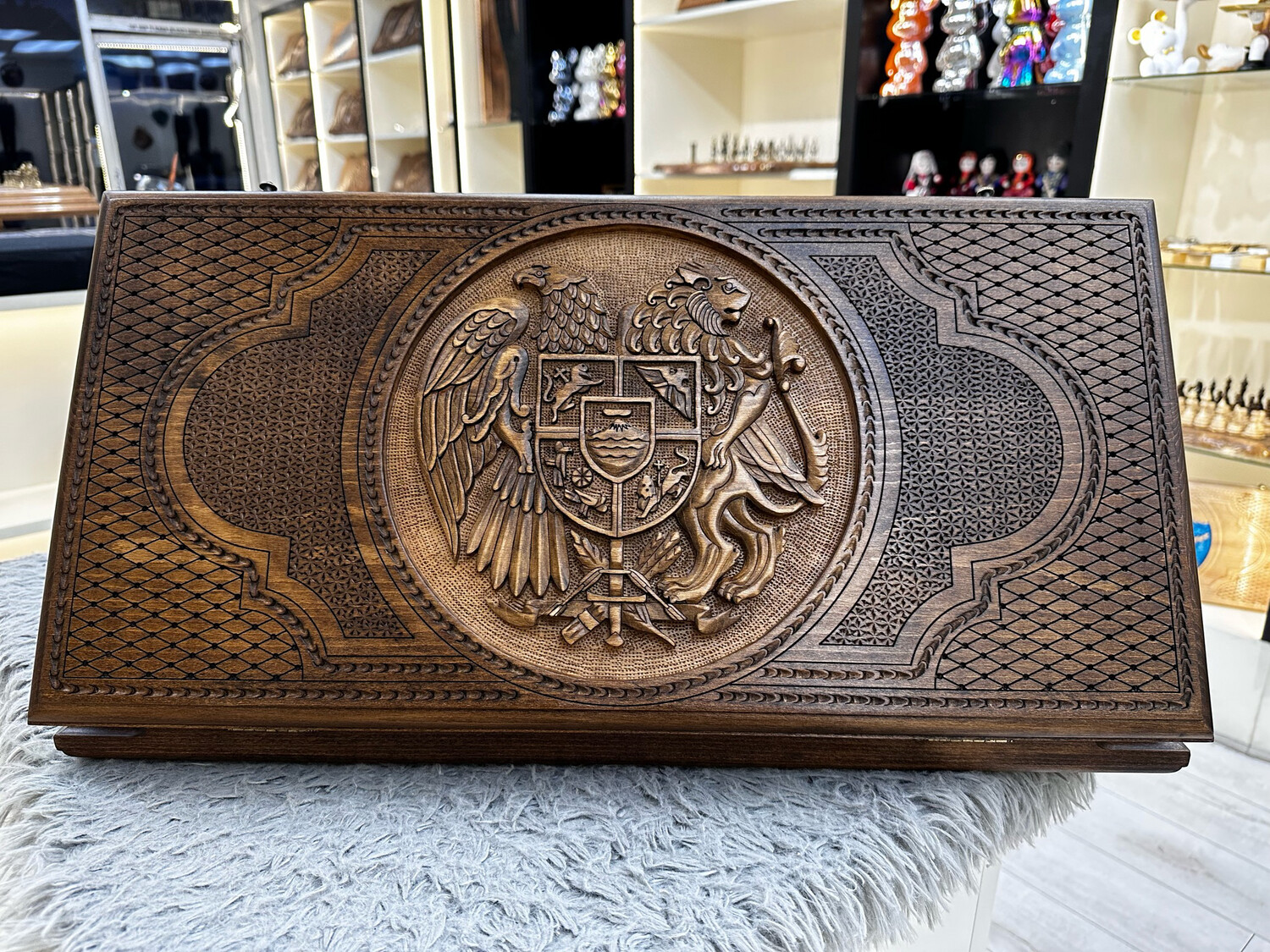 The Coat Of Arms Of Armenia 24 &quot; x 12&quot;