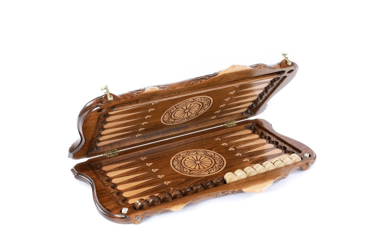 Hayastan (Armenia)- Khor Virap backgammon with copyrighted Mount Ararat outline 24 &quot; 12&quot;