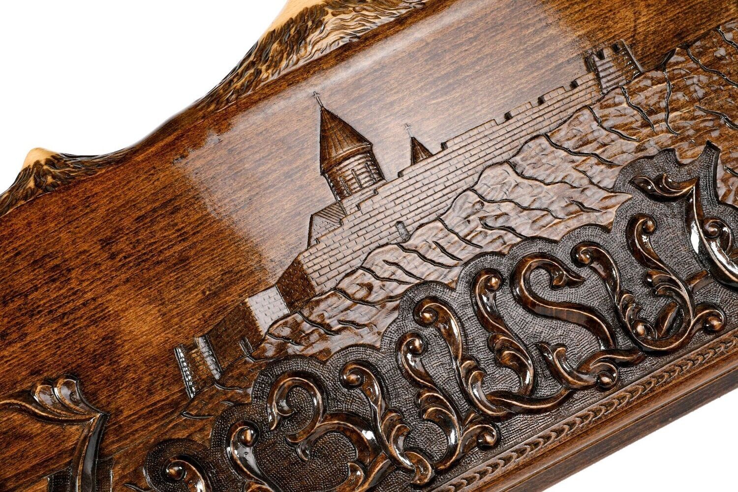 Hayastan (Armenia)- Khor Virap backgammon with copyrighted Mount Ararat outline 24 &quot; 12&quot;