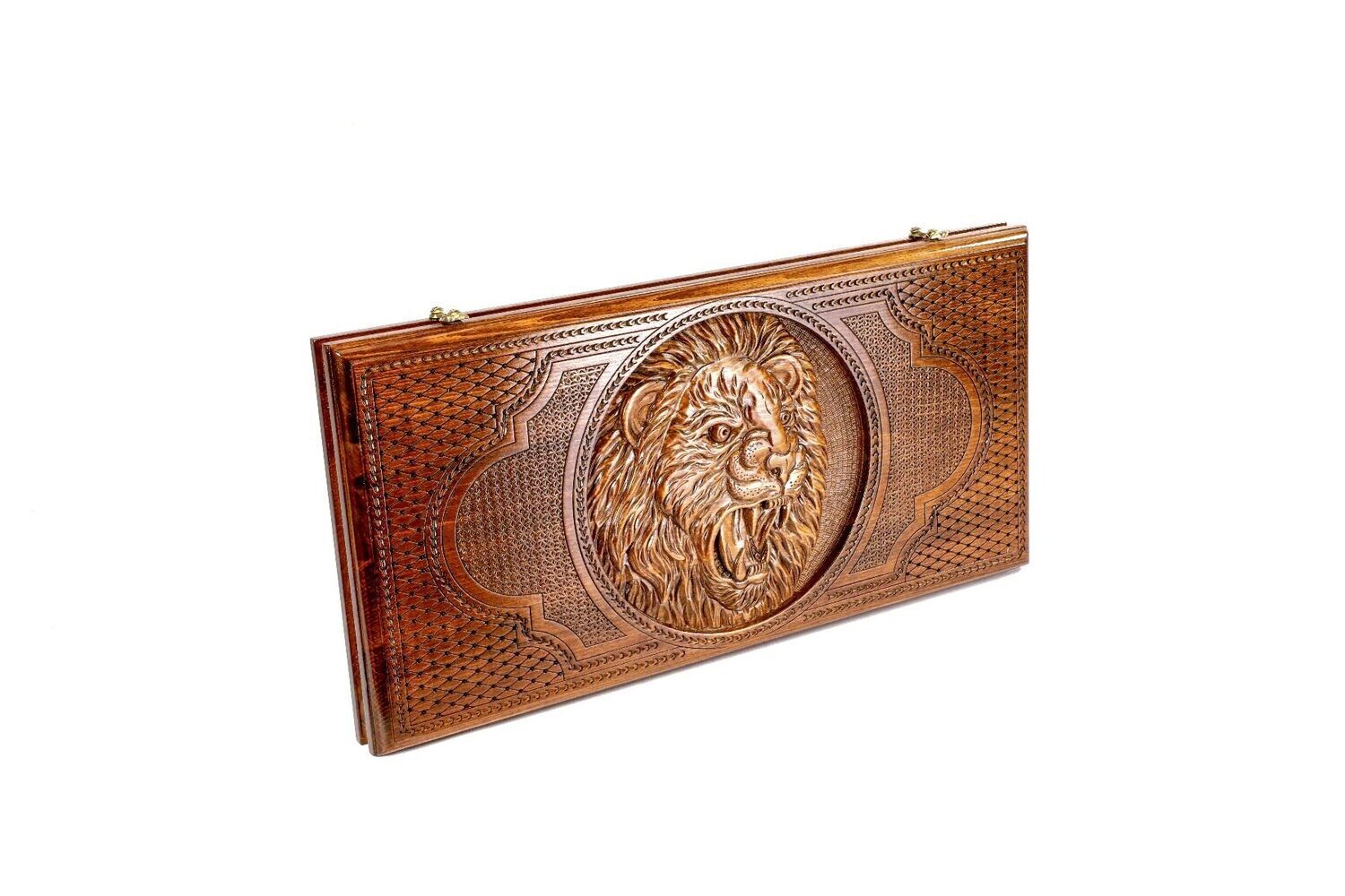 Backgammon Set Lion 24&quot; x 12&quot;